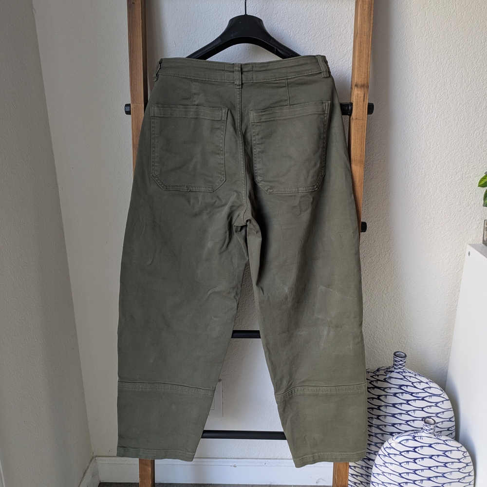 Everlane Women's Khaki Cropped Pants - Size 6 - Picture 5 of 8